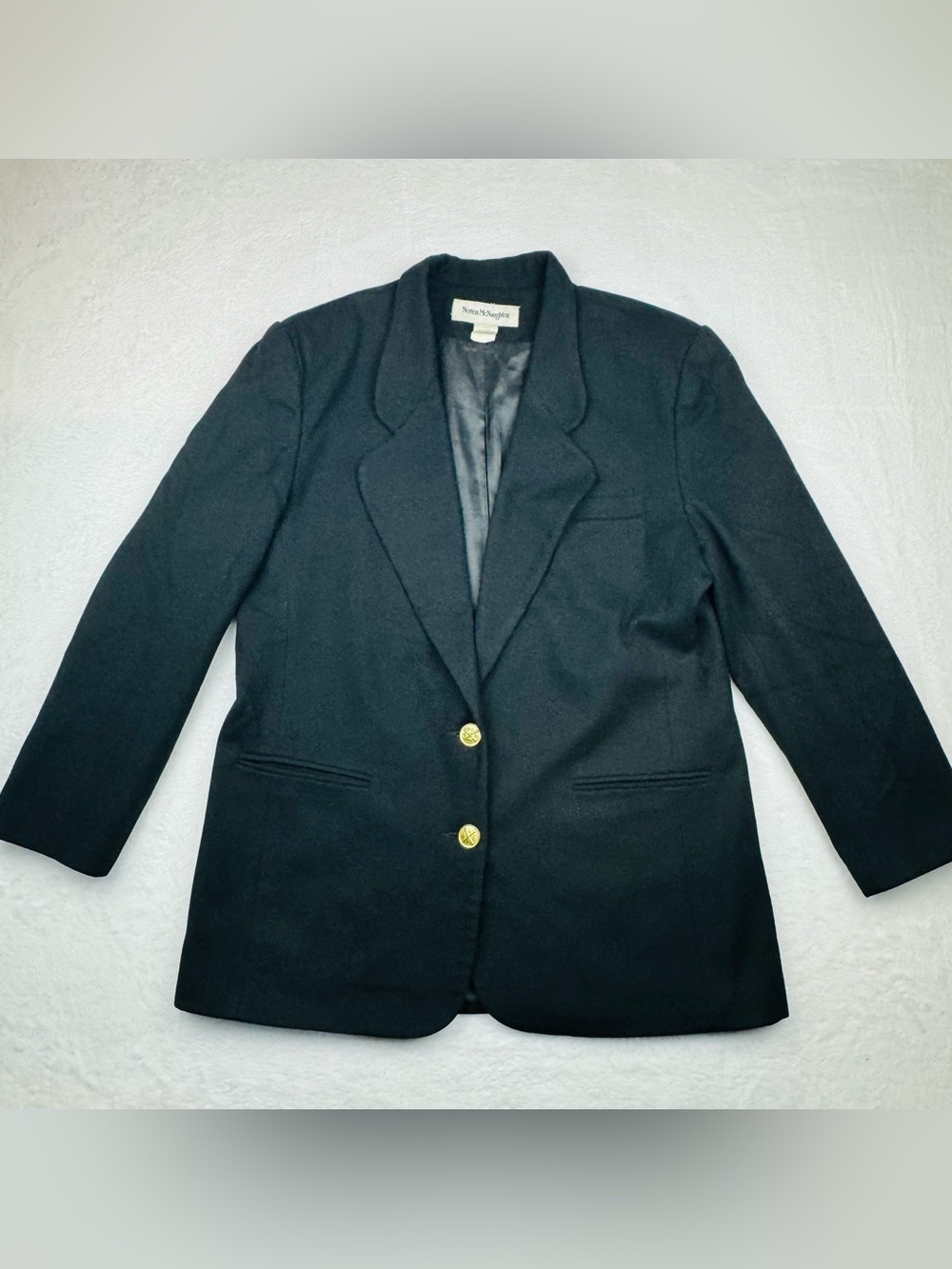Norton McNaughton Vintage 100% pure wool blazer jacket. Women’s Size 12.